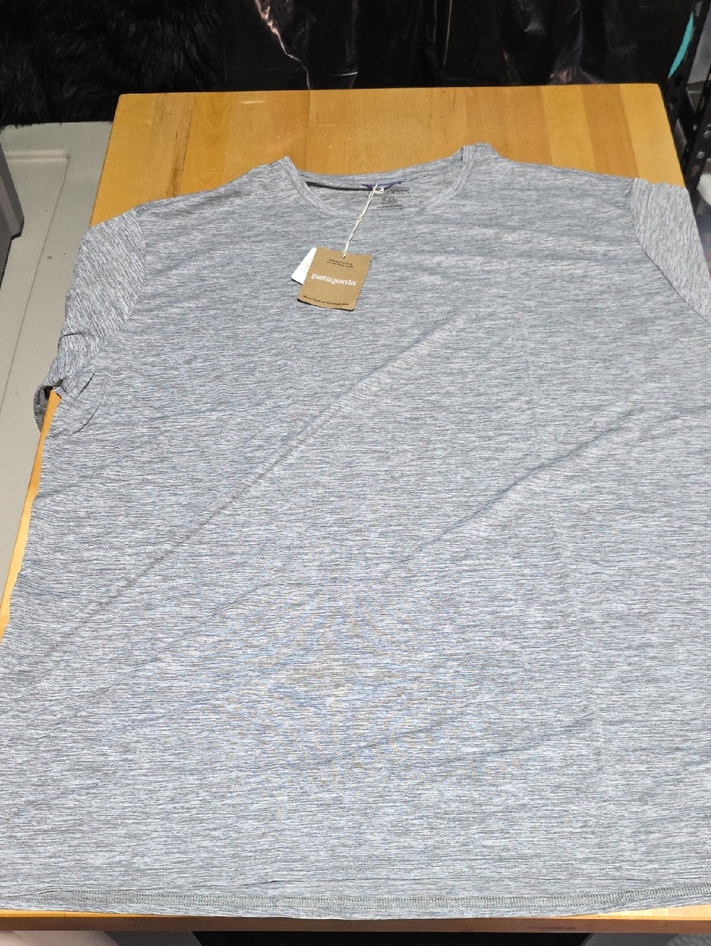 Patagonia Men’s Heather Light Gray Short-Sleeve Tee